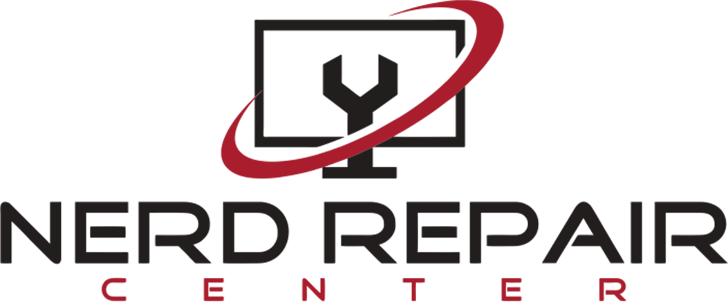 Nerd repair company logo